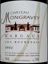 Chateau Mongravey - Margaux 2018