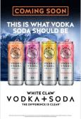 White Claw - Vodka+Soda Peach 0